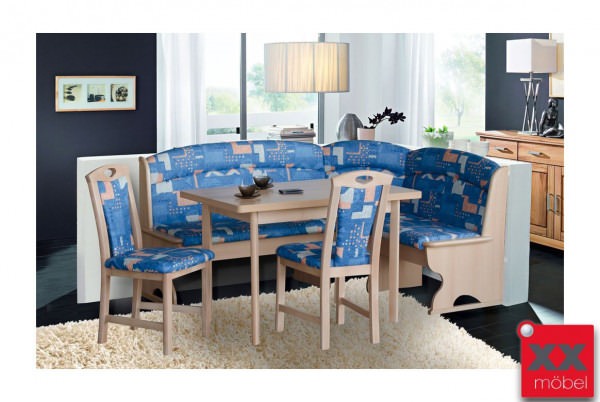 Eckbankgruppe | Marine | Landhausstil Buche Massivholz Front | M4