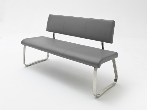 Sitzbank | Arco | Echtleder grau | AB2