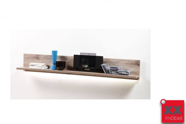 Wandboard | Modena | weiß Abs. Eiche | T51
