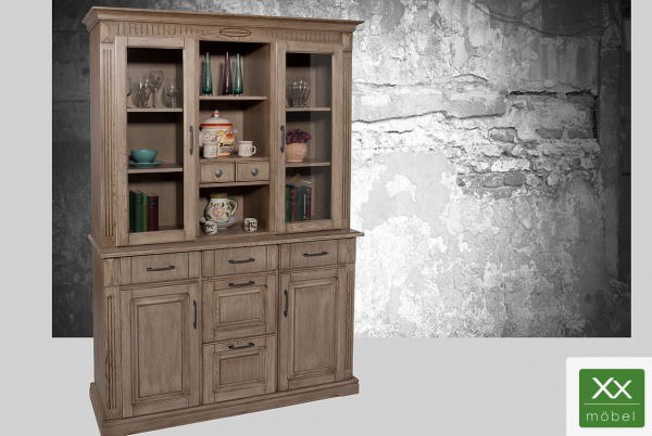 Buffetschrank Landhaus | Castell | castellfarbig Eiche teilmassiv | T95