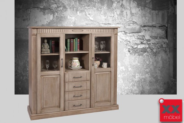 Highboard | Castell | Eiche teilmassiv | T18