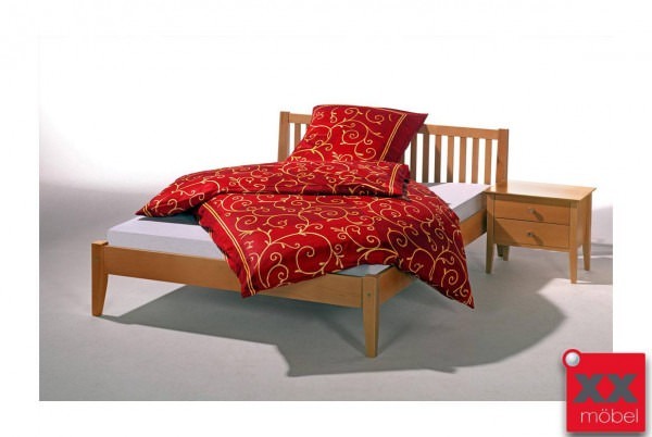 Massivholzbett | Lusi | Buche massiv | BU2