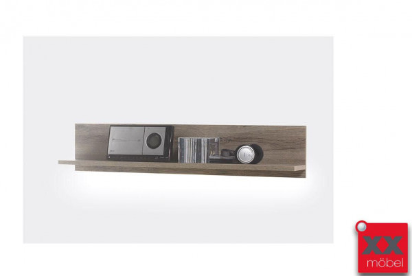 Wandboard | Modena | weiß Abs. Eiche | T50