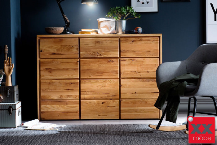 Sideboard | Rödvig | Wildeiche Massivholz | T08