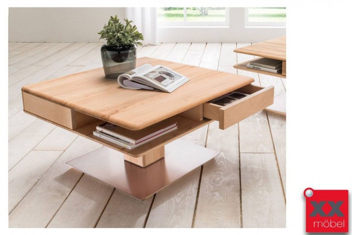 Couchtisch | Quadro | Kernbuche o. Wildeiche | T11