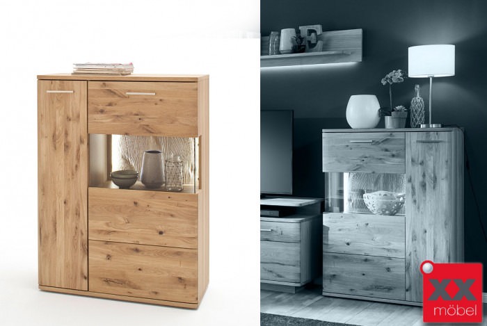 Highboard | Santori | Asteiche Bianco | T20