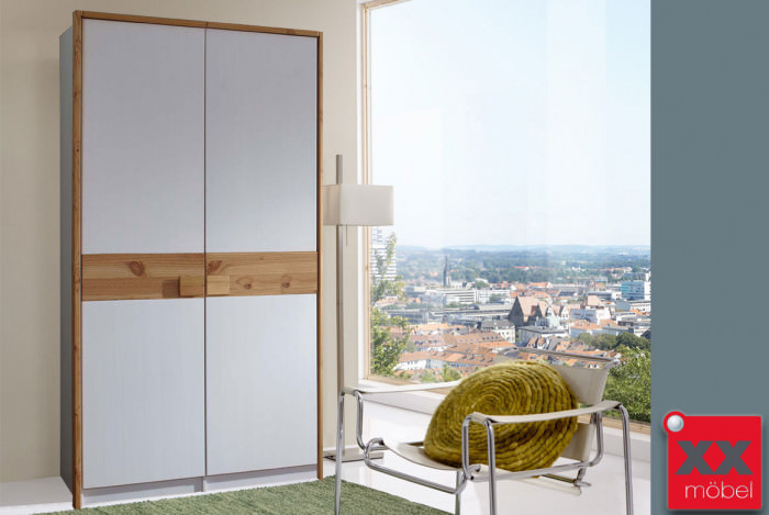 Kleiderschrank | Lorett | Kiefer Massivholz | T02