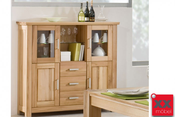 Highboard | Anna | Kernbuche Massivholz | T67