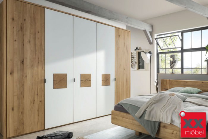 Kleiderschrank | Front 14 | Wildeiche Massivholz | F14/4
