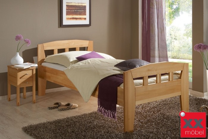 Bettgestell | Comfort II | Seniorenbett Buche - Wildeiche | CS1