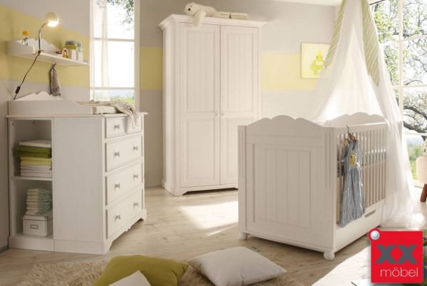 babyzimmer landhausstil weiss | cinderella | kiefer teilmassiv | b01 babyzimmer landhausstil weiss | cinderella | kiefer teilmassiv | b01