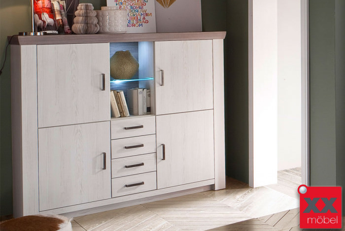 Highboard | Bozen | Eiche Nelson 3d Optik | T05