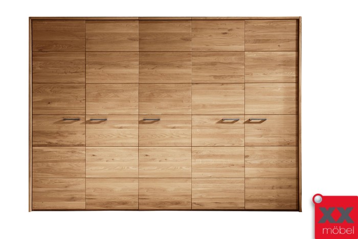 Kleiderschrank 5 türig | TPT | Wildeiche Massivholz | T05