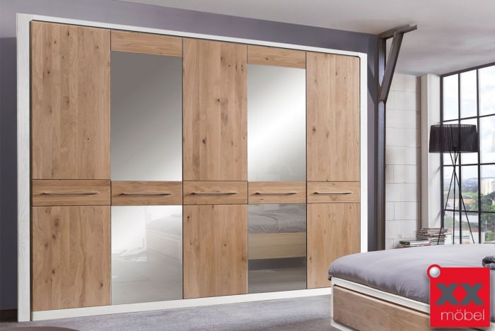 Kleiderschrank | Elba | Asteiche teilmassiv | B25