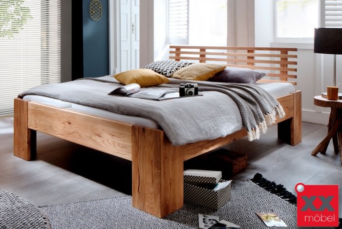 Bettgestell | Rödig | Wildeiche Massivholz | T31