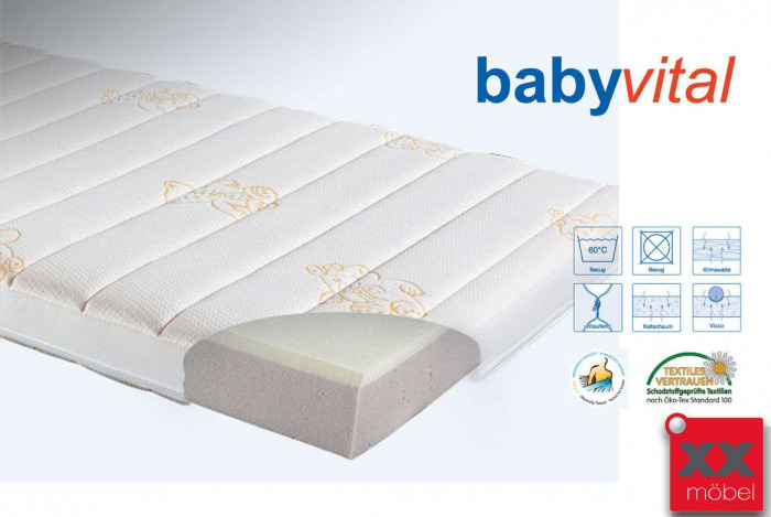 Babymatratze | Babyvital | Kaltschaum H2 | T70