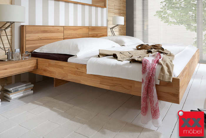 Bettgestell | Mercur II | Kernbuche - Wildeiche | M02