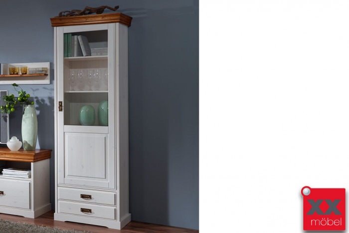 Vitrine | Rudolf | Kiefer Massivholz | T17